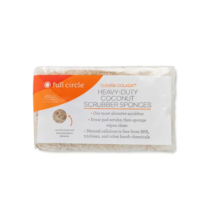 Cleana Colada Scrubber Sponge (2pk)