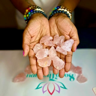 Raw Rose Quartz Stone