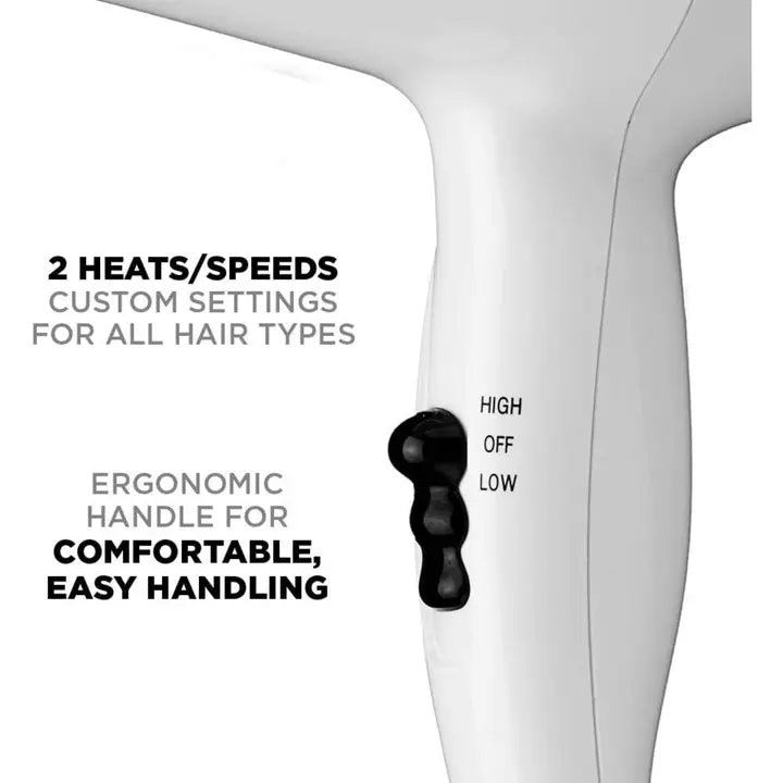 Conair 1875W Cool Shot Hair Dryer Mid-Size Blow Dryer