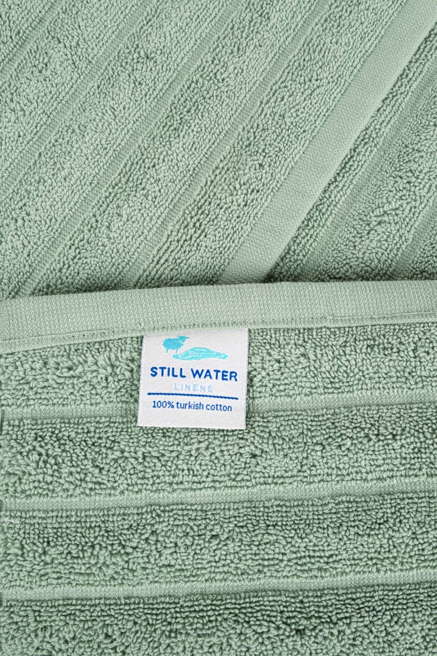 Euphoria Luxury 6-Piece Turkish Cotton Towel Set - Green: Green / Case of 1X Set