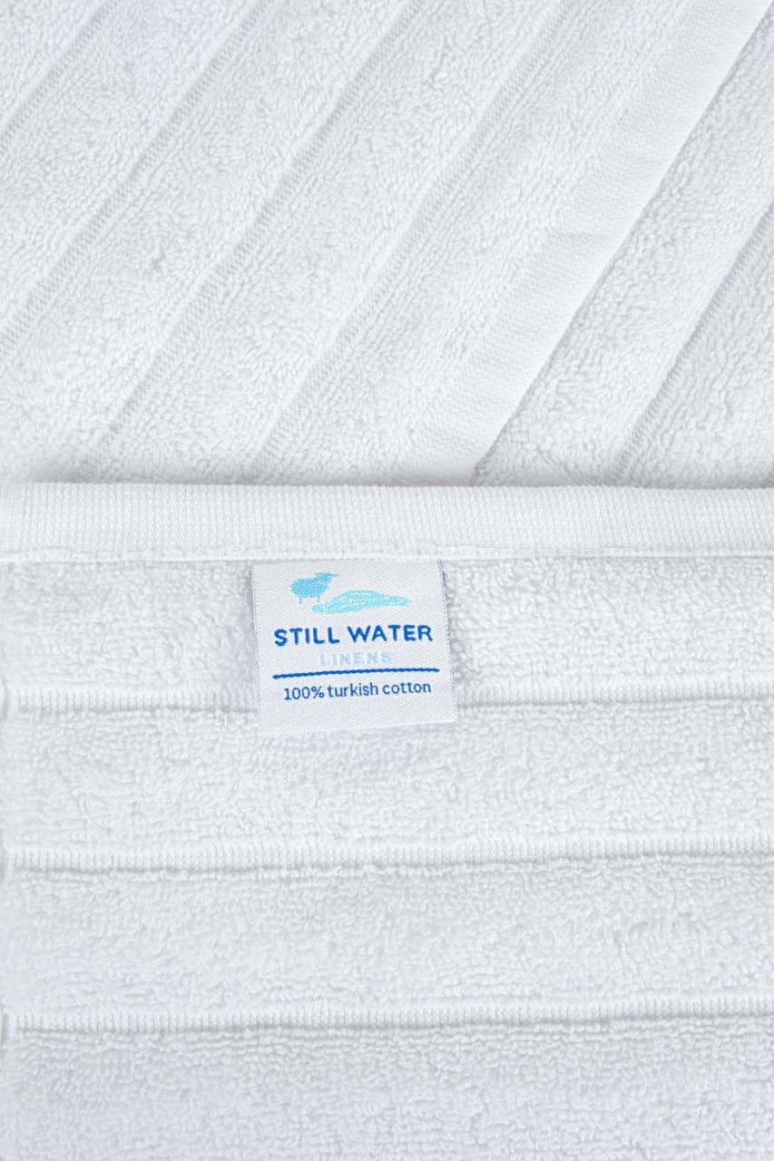 Euphoria Luxury 6-Piece Turkish Cotton Towel Set - White: White / Case of 1X Set
