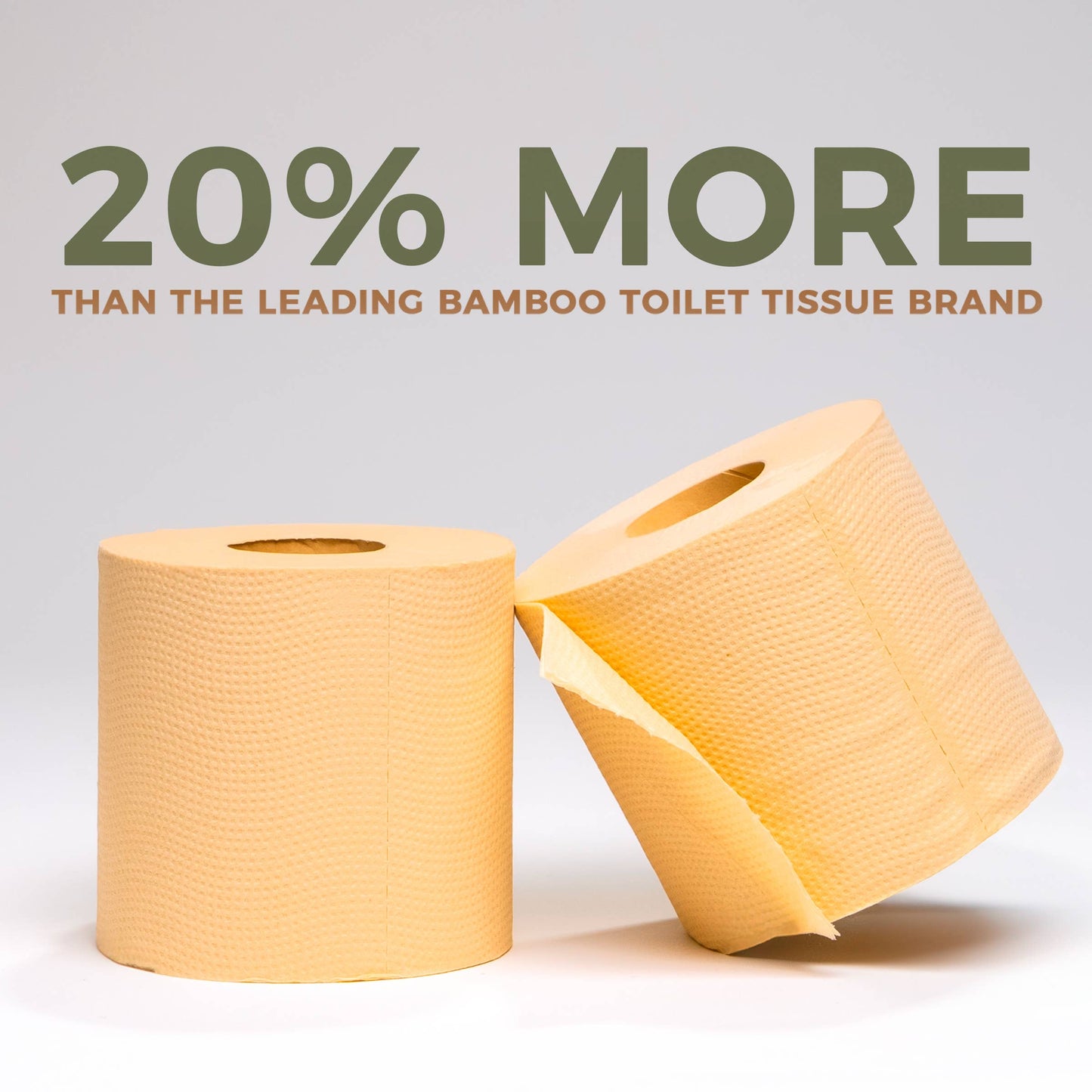 Bamboo Toilet Paper | Truly Natural & Unbleached | Tree-Free