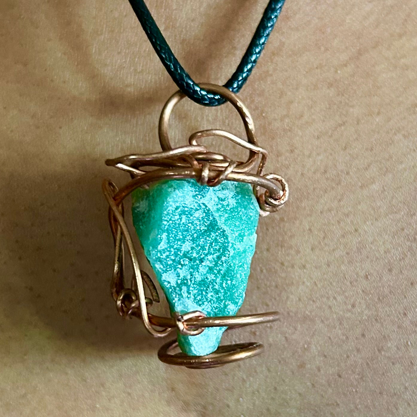 Custom Green Aventurine Crystal Necklace
