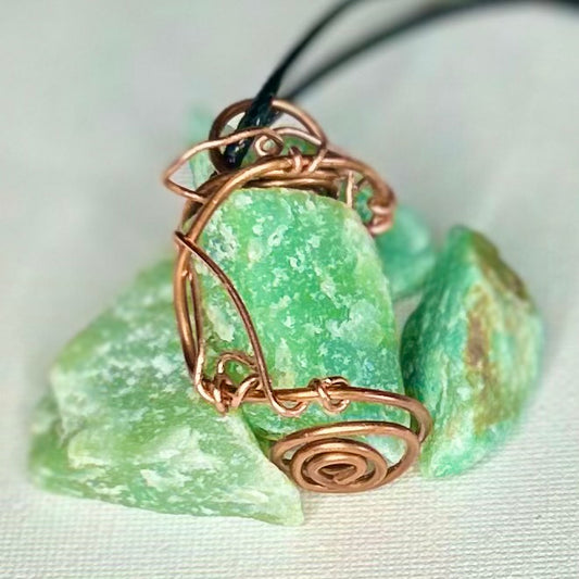 Custom Green Aventurine Crystal Necklace