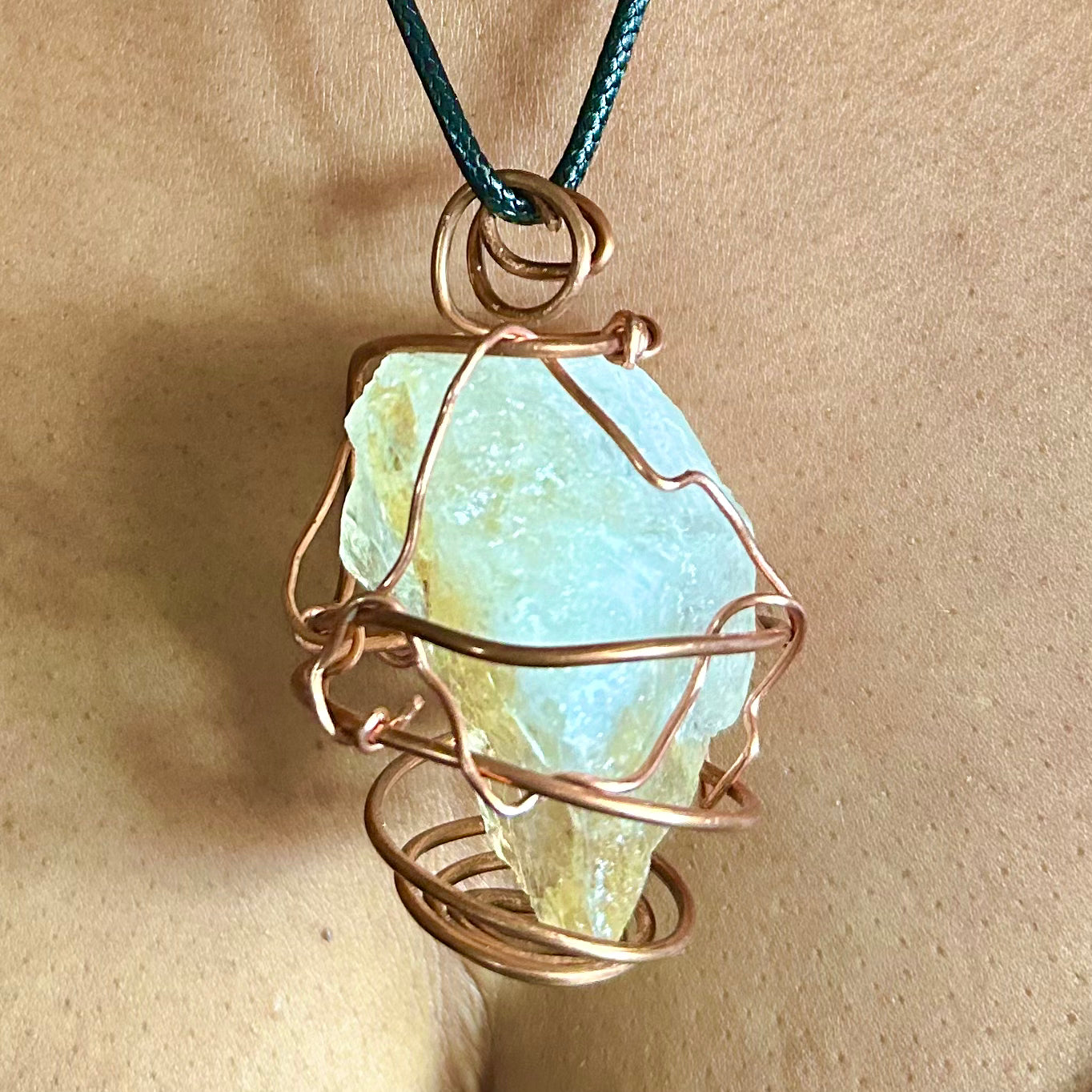 Custom Citrine Crystal Necklace