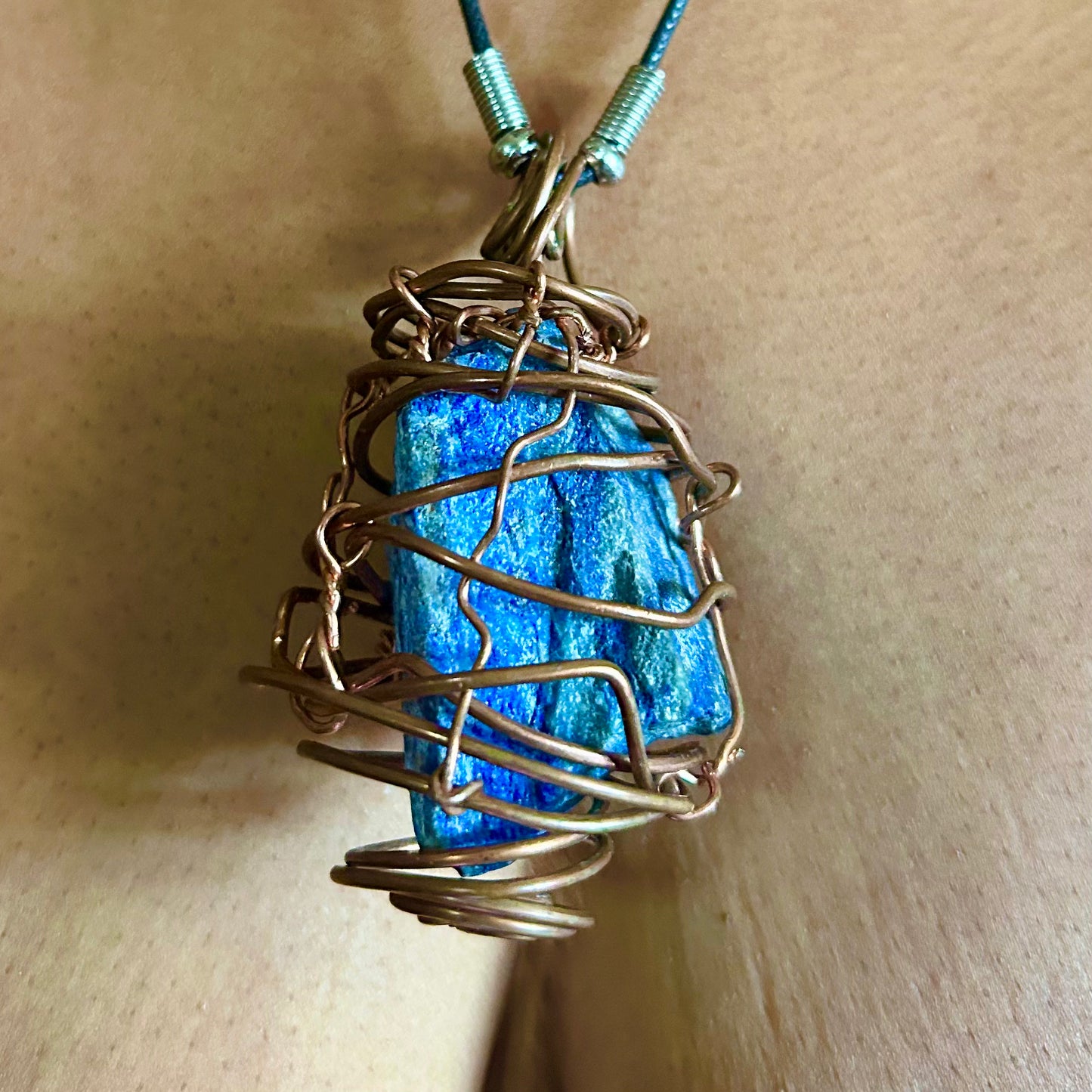 Custom Lapis Lazuli Crystal Necklace