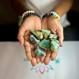 Raw Moss Agate Stone